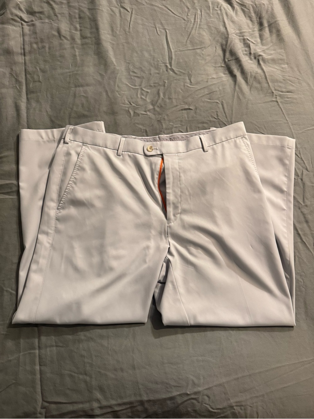Peter Millar Wicking Golf Performance Pants Gray 36x27